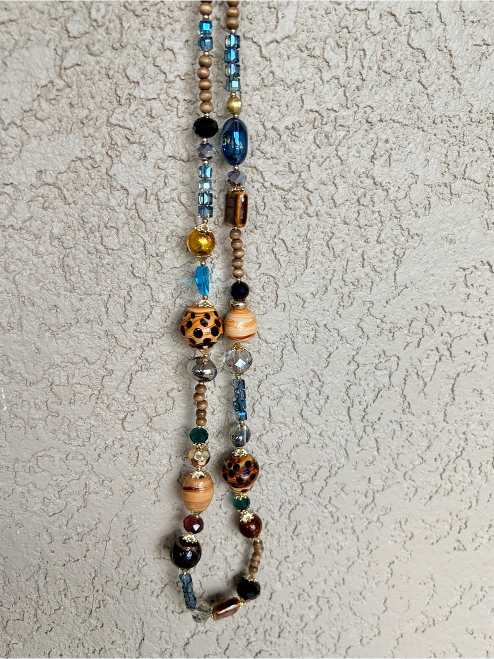 Premier Designs Multicolored Mixed Media Beaded Statement Necklace - Picture 9 of 9